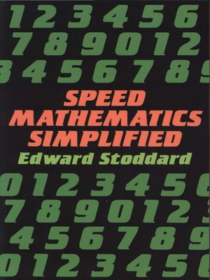 cover image of Speed Mathematics Simplified